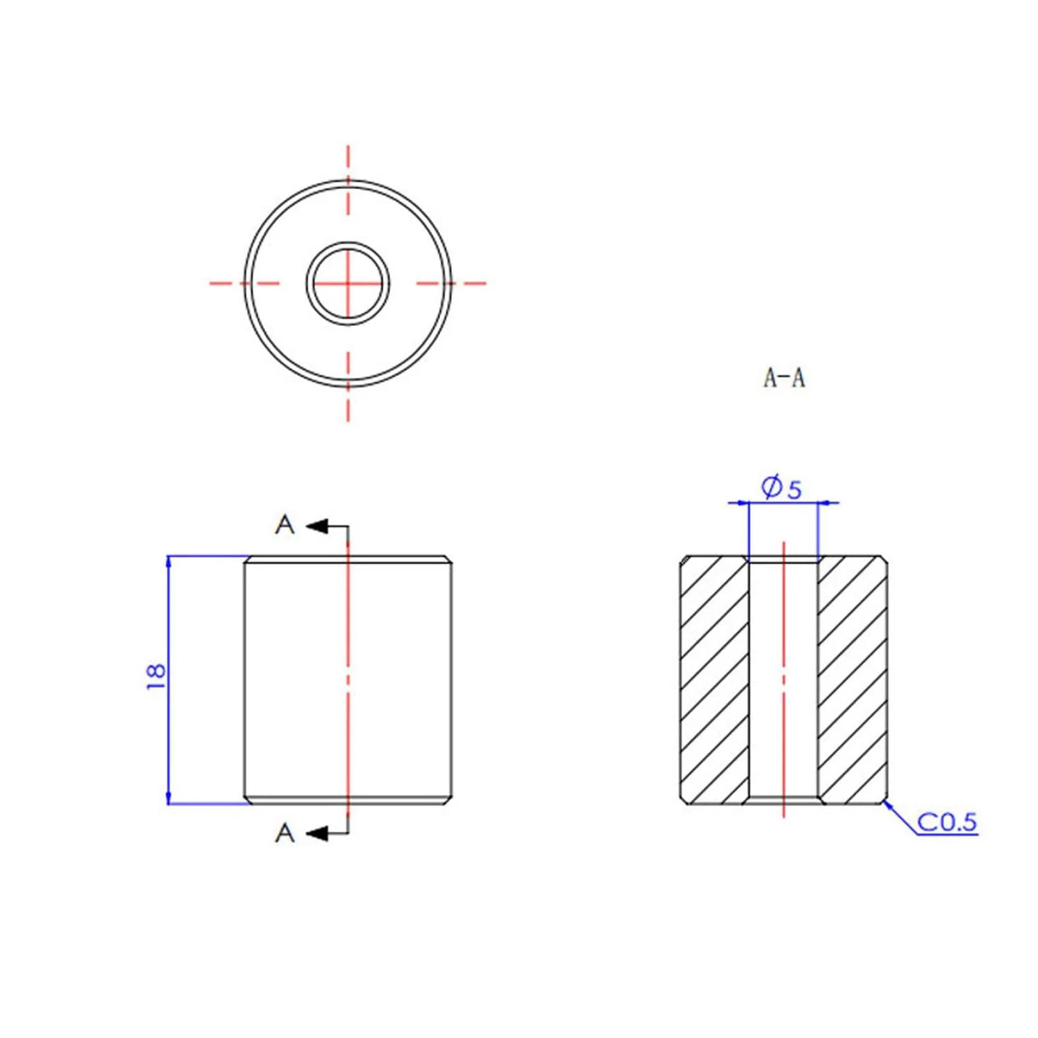 4pcs Silicone Solid Spacer Hot Bed Leveling Silica - 18mm (Orange ) - Image 6