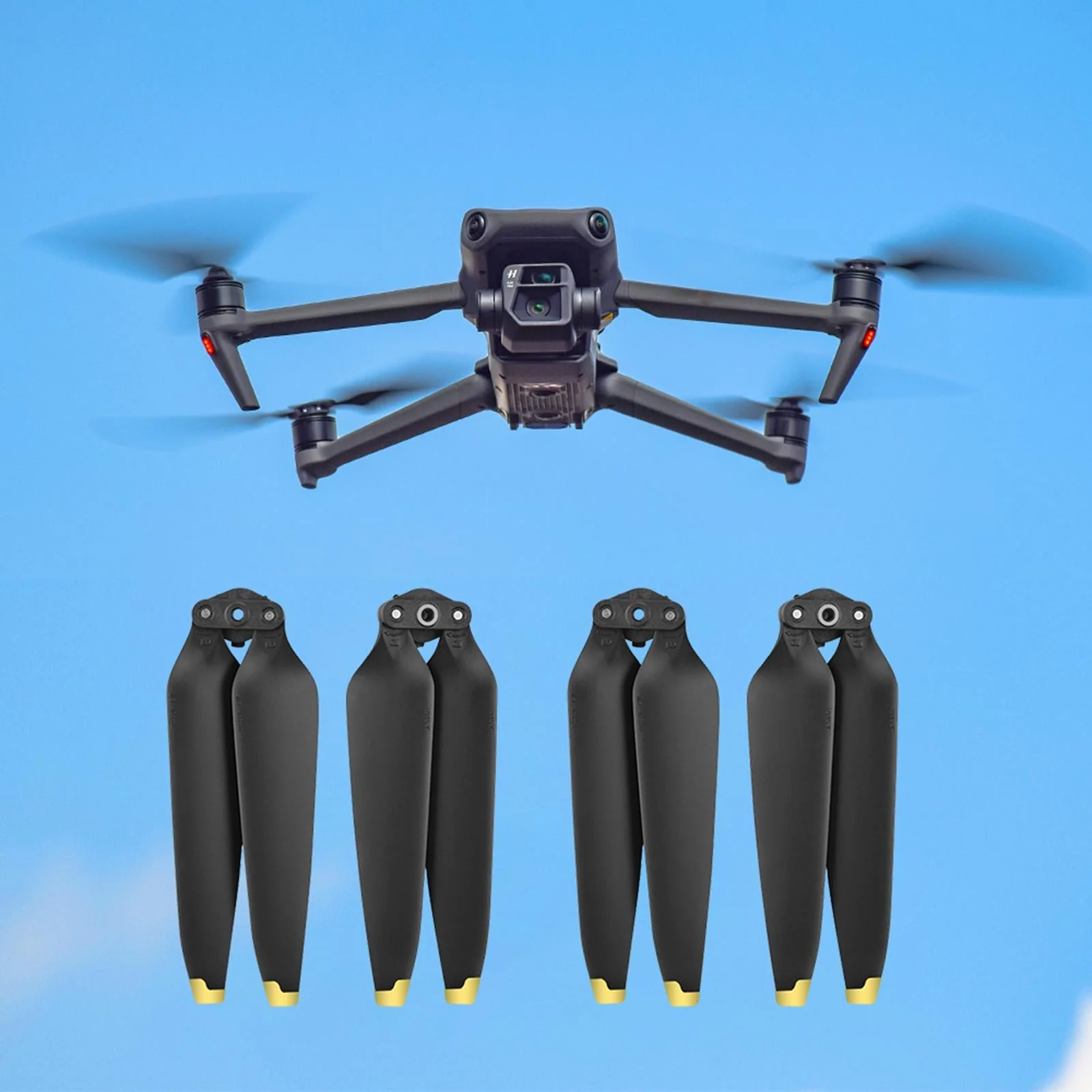 Drone Propellers Quiet  Accessory Drone 9453F for DJI Mavic 3 silver 1 pair - Image 7