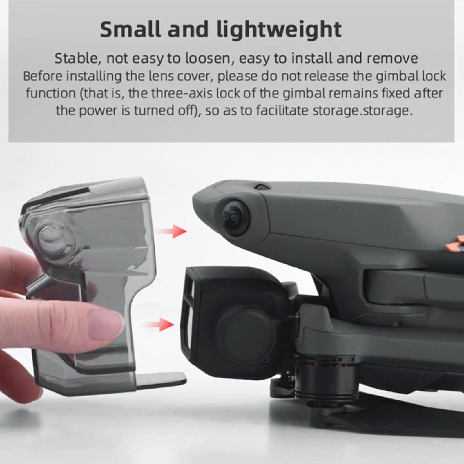 Lens Protective Caps Quick Release Dustproof Guard Protector for DJI Mavic 3 - Image 3