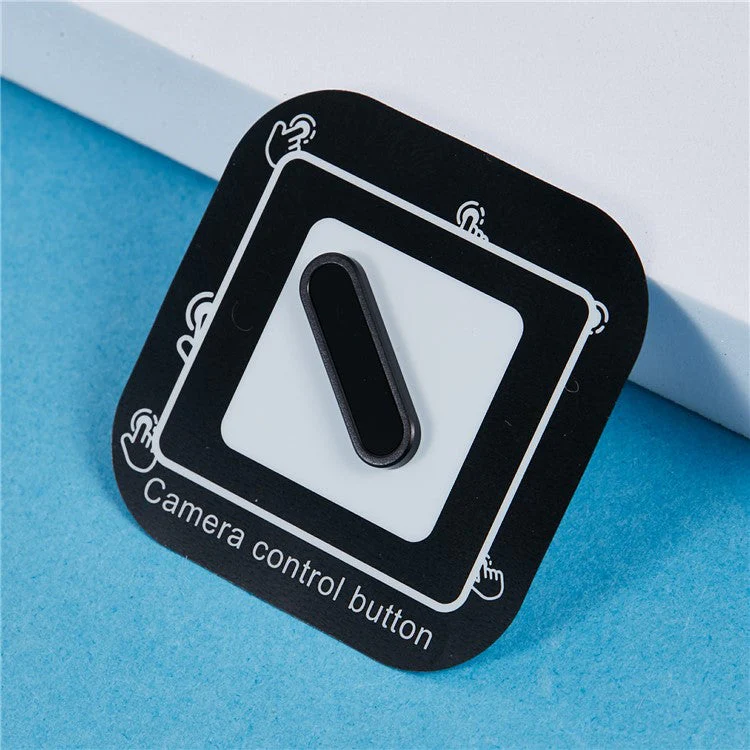 Metal Camera Button Cover For iPhone 16 / 16 Plus / 16 Pro / 16 Pro Max Adjustable Spacing Camera Button Protector - Black - Image 3