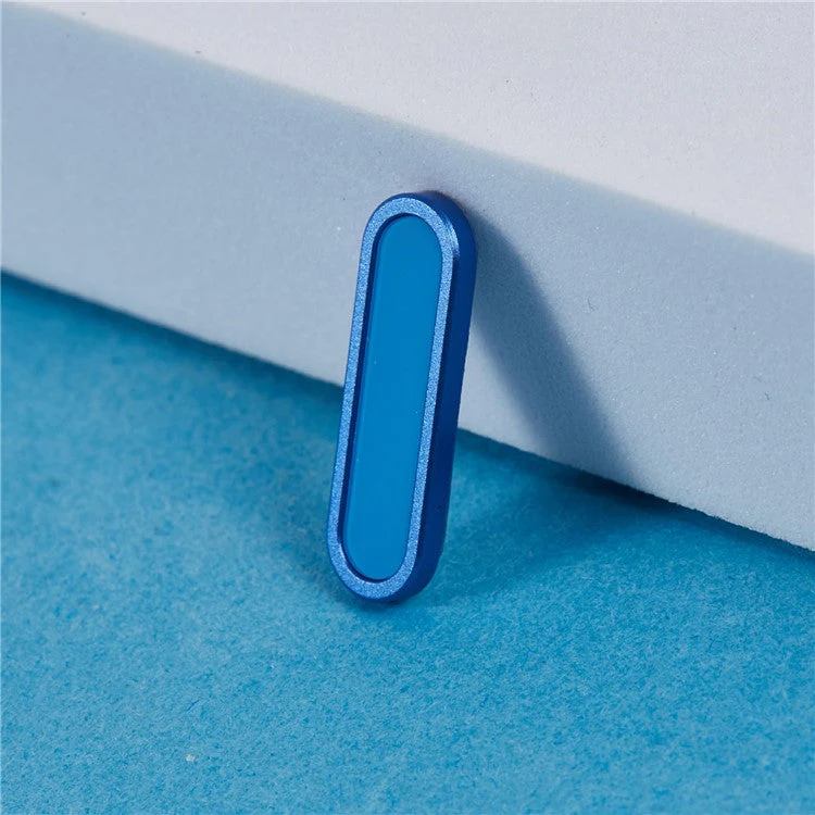 Metal Camera Button Cover For iPhone 16 / 16 Plus / 16 Pro / 16 Pro Max Adjustable Spacing Camera Button Protector - Blue - Image 4