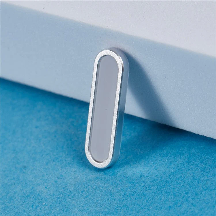 Metal Camera Button Cover For iPhone 16 / 16 Plus / 16 Pro / 16 Pro Max Adjustable Spacing Camera Button Protector - Silver White - Image 4